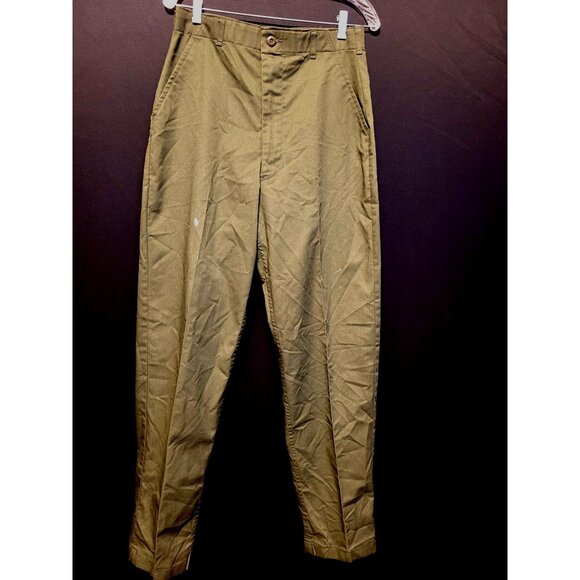 Vintage Green Utility Trouser US Navy Uniform Pants 32x33 - Picture 1 of 8